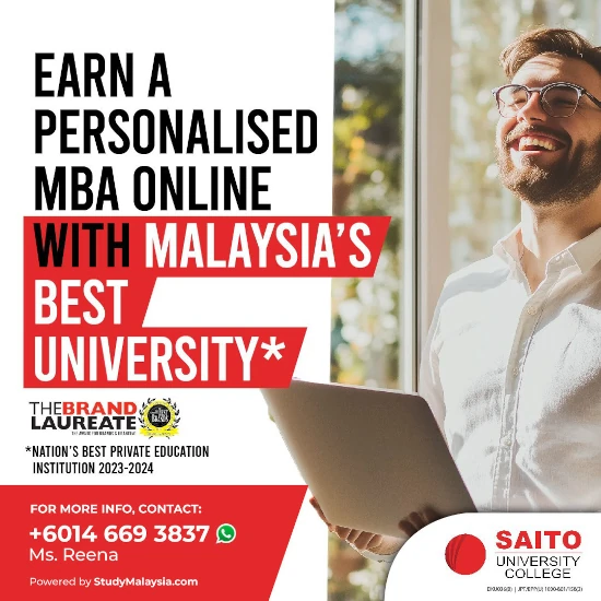 Master of Business Administration (ODL) with Saito University College