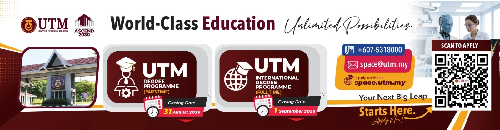 International Degree Programme 2026 Intake - SPACE UTM | School of Professional and Continuing Education