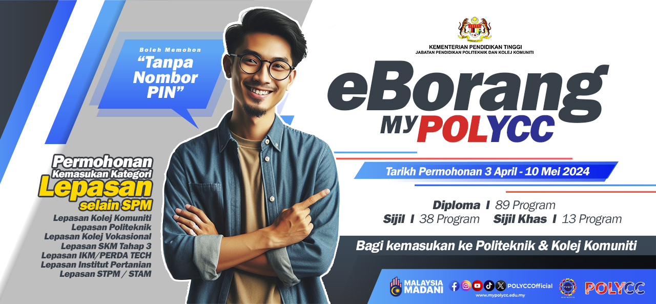 Polytechnics and Community Colleges - Application for Admission (UPU Online Academic Session 2024/2025) - StudyMalaysia.com