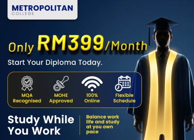 Study Online from RM399 a Month with Metropolitan College - StudyMalaysia.com