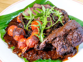 A favourite with a twist! Daging Masak Hitam with Bamboo Shoot - StudyMalaysia.com