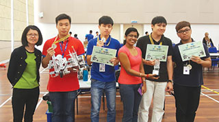 Team from TAR UC Clinches Top Spot in Robotics Competition