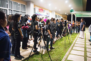 Stargazing activity organised by Malaysian Nature Society (MNS) as part of Camp-Tastic 2017.