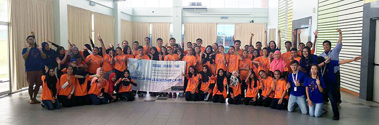 Group photo of camp participants and facilitators.