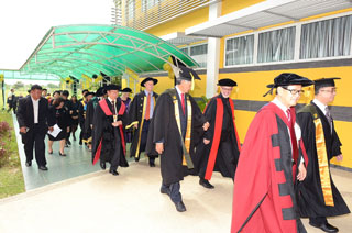 Long list of dignitaries from Australia and Malaysia to attend graduation ceremonies.