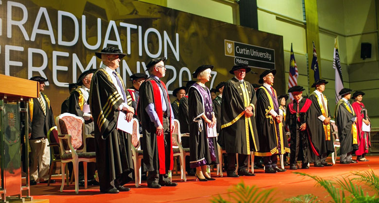 Graduation ceremonies will be full of pomp and ceremony befitting a global university.