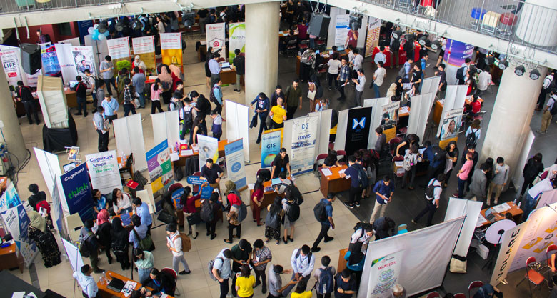 APU’s largest Mega Career Fair saw participation from more than 120 companies and 6,000 students, who were searching for full-time and internship opportunities.