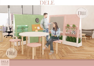 Dele, Novia’s design for the furniture design competition
