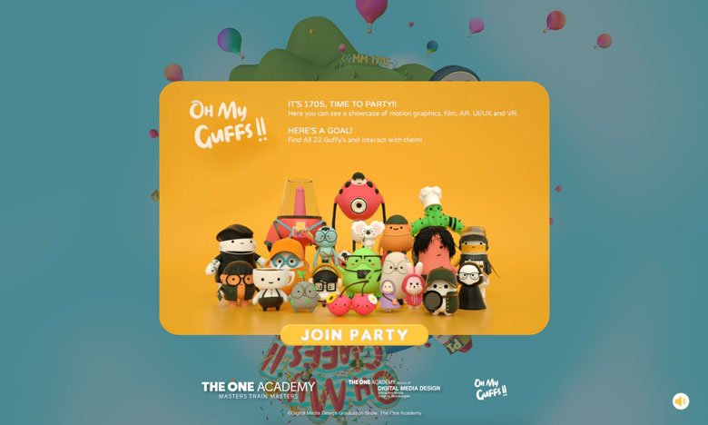 Presenting ‘Oh My Guffs!!’; A Virtual Graduation Exhibition from The One Academy’s Digital Media Design School!