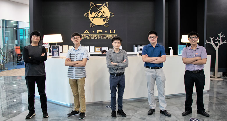Team “AWSAPU” comprised students from different disciplines of the School of Computing & Technology at APU.