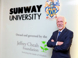 Sunway University Appoints Professor Sibrandes Poppema as President - StudyMalaysia.com