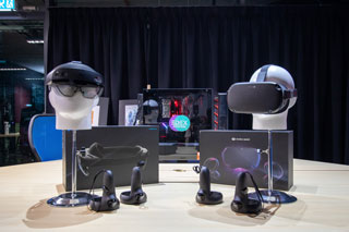 Mixed Reality smart glasses in the form of Microsoft HoloLens (left) and Oculus Quest, a virtual reality (VR) headset developed by Oculus (right), are wearables provided at APU’s XR Studio.
