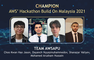 TOP 3 Awards for APU at AWS Hackathon