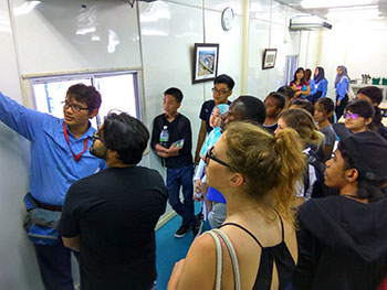 Curtin Sarawak students learn about operations at Bintulu manufacturing plant