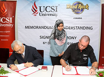 UCSI seals education partnership with Hard Rock Hotel Penang