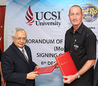 UCSI seals education partnership with Hard Rock Hotel Penang