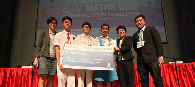 SMJK Hua Lian emerges Champion of UCSI’s Science and Maths Quiz 2016 National Level Challenge