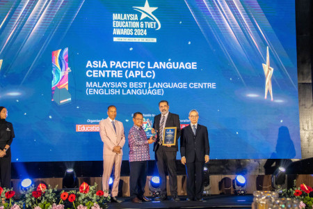 APLC Earns Prestigious Recognition as Malaysia's Best Language Centre at Malaysia Education & TVET Awards 2024 - StudyMalaysia.com