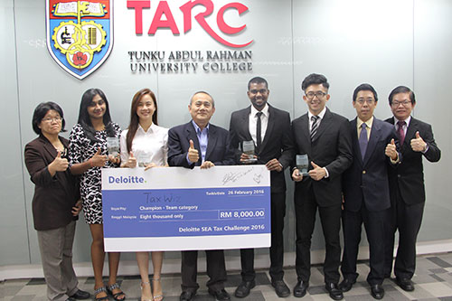 TAR UC Students Prevail in Deloitte SEA Tax Challenge 2016