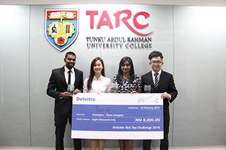 TAR UC Students Prevail in Deloitte SEA Tax Challenge 2016