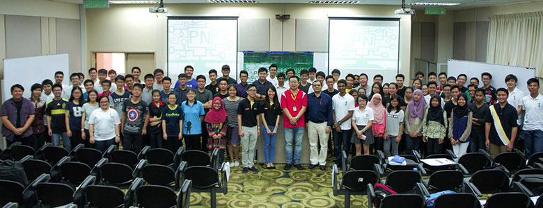 Secondary school students learn basic programming at Curtin Sarawak
