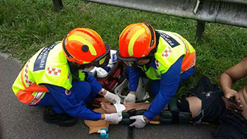 CUCMS Paramedic students get first-hand work experience