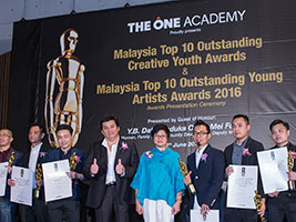 Young Talents Rewarded at Malaysia Top 10 Outstanding Young Artists Awards 2016! - StudyMalaysia.com