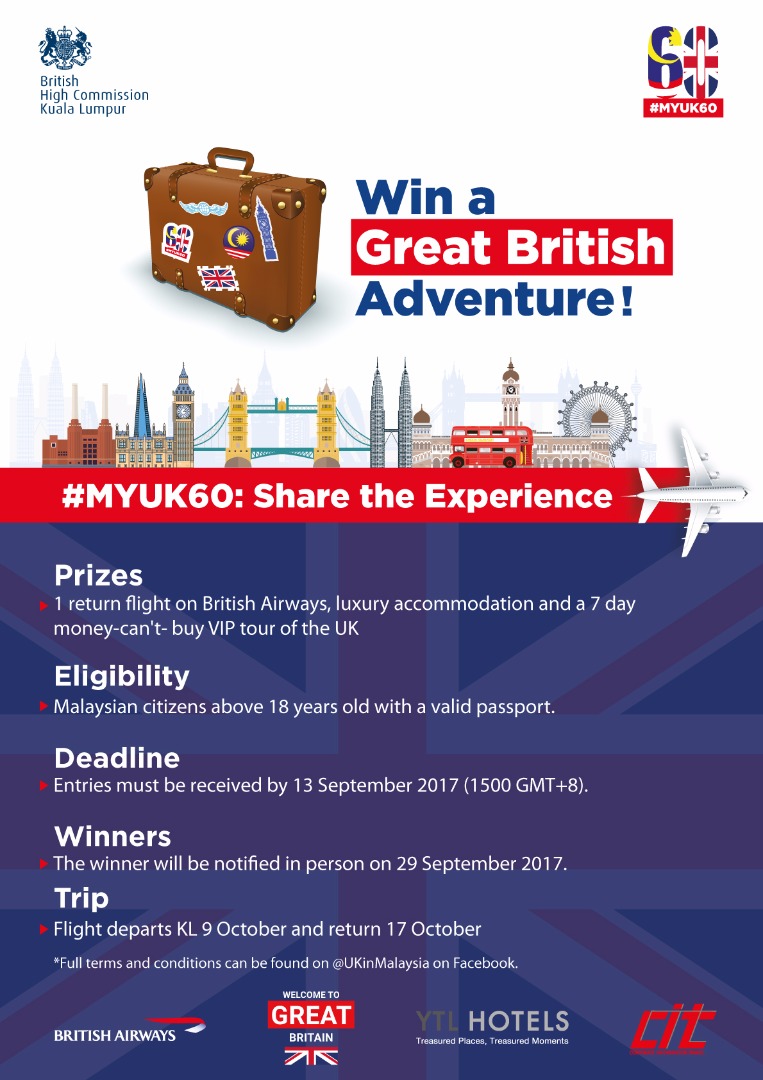 #MYUK60 Campaign - Win a Great British Adventure