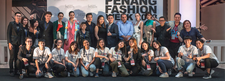 The ESMOD Kuala Lumpur team that pulled off a fantastic show at Penang Fashion Week 2018.