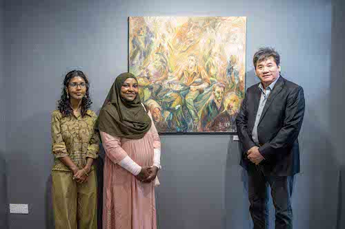 Fine Arts Graduate Reflects on Maldivian Roots in Solo Exhibition - StudyMalaysia.com